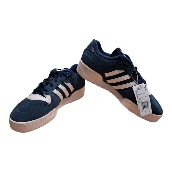 NWT Adidas Originals Rivalry Low Men’s Sneakers - Navy/White -Size: 11 ( 28 cm ) - Picture 9 of 16